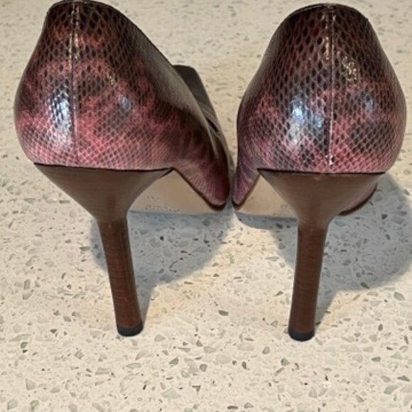 GORGEOUS Gucci Snakeskin Heels/Pumps - VINTAGE 1990's in AMAZING SHAPE - Sz 7B - Picture 6 of 11